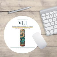 Thumbnail for Bauerfield International Airport (VLI) design on white round mouse pad