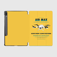 Thumbnail for Percepto Air Max design on yellow samsung tablet tablet case