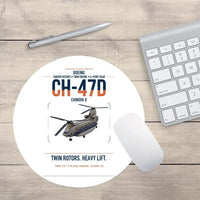 Thumbnail for Boeing CH-47D design on white round mouse pad