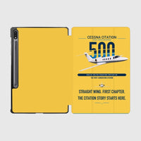 Thumbnail for Cessna Citation 500 - Citation I design on yellow samsung tablet tablet case