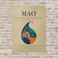 Thumbnail for Manaus - Eduardo Gomes International Airport MAO - Canvas No Frame - Beige