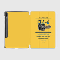 Thumbnail for CF6-6 design on yellow samsung tablet tablet case