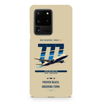 Thumbnail for Boeing 777-200ER design on samsung case - beige