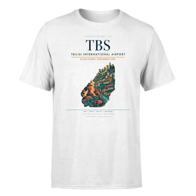 Single-Side Printing — Tbilisi International Airport (TBS) Double-Side T-Shirt
