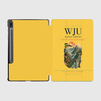 Thumbnail for Wonju Airport (WJU) design on yellow samsung tablet tablet case