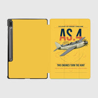 Thumbnail for Fairey Gannet AS.4 design on yellow samsung tablet tablet case