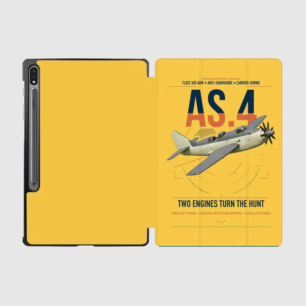 Fairey Gannet AS.4 design on yellow samsung tablet tablet case