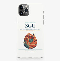 Thumbnail for St. George Airport (SGU) design on white iPhone 16 Pro MagSafe case