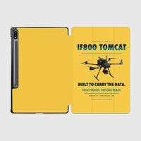 Thumbnail for Inspired Flight IF800 Tomcat design on yellow samsung tablet tablet case