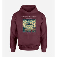 Thumbnail for VINTAGE G4095 - The Fog Landing - Premium Hoodie design on darkred premium
