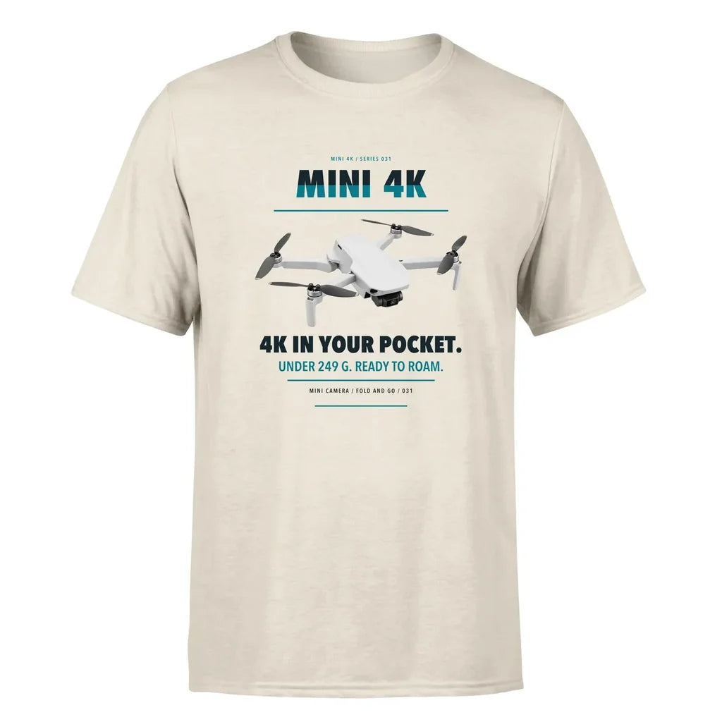 DJI Mini 4K design on beige single side