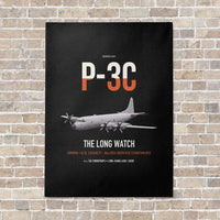 Thumbnail for P-3C Orion vertical canvas print - no frame - black background