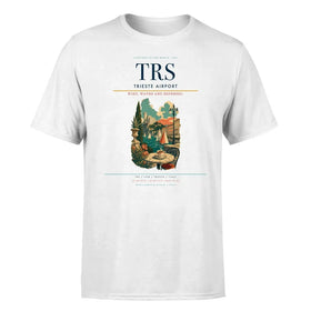 Single-Side Printing — Trieste Airport (TRS) Double-Side T-Shirt