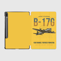 Thumbnail for B-17G Flying Fortress design on yellow samsung tablet tablet case