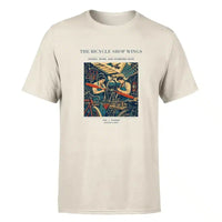 Thumbnail for VINTAGE G4323 - The Bicycle Shop Wings - Premium T-Shirt design on beige premium t shirt