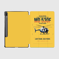 Thumbnail for MD Helicopters MD 530F design on yellow samsung tablet tablet case