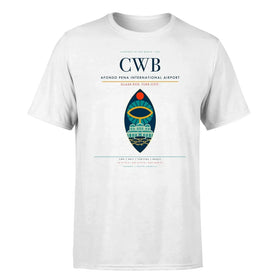 Single-Side Printing — Afonso Pena International Airport (CWB) Double-Side T-Shirt