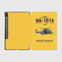 Thumbnail for Leonardo HH-101A Caesar design on yellow samsung tablet tablet case