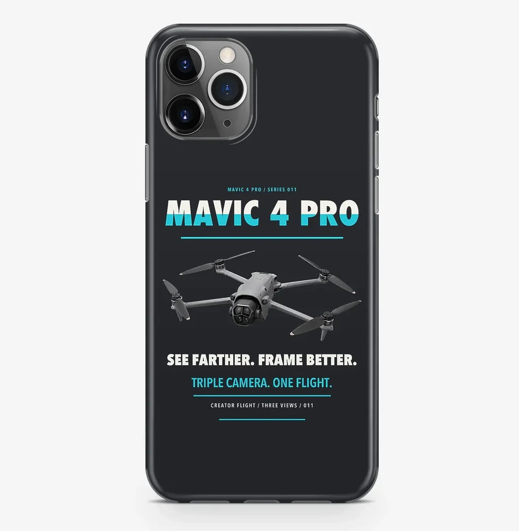 DJI Mavic 4 Pro Case ProMax design on black iphone case promax