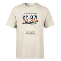 Thumbnail for KC-97L STRATOFREIGHTER design on beige double-side t-shirt, single-side print