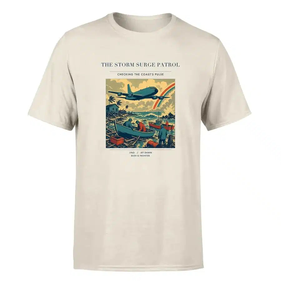 VINTAGE G4367 - The Storm Surge Patrol - Premium T-Shirt design on beige premium t shirt