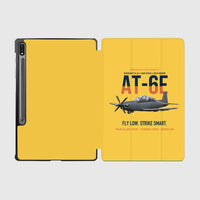 Thumbnail for AT-6E Wolverine Light Attack design on yellow samsung tablet tablet case