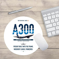 Thumbnail for Airbus A300F4-203 design on white round mouse pad