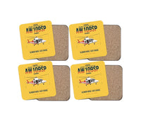 Thumbnail for Leonardo AW109SP GrandNew design on yellow 4 pieces set coaster