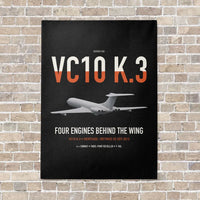 Thumbnail for Vickers VC10 K.3 vertical canvas print - no frame - black background