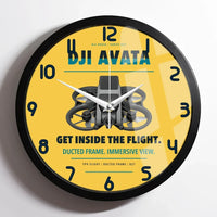 Thumbnail for DJI Avata design on yellow framed wall clock