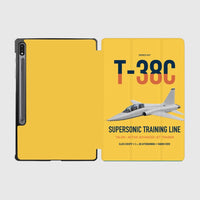 Thumbnail for T-38C Talon design on yellow samsung tablet tablet case