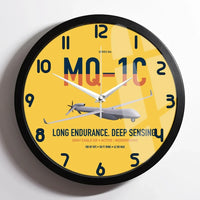 Thumbnail for MQ-1C Gray Eagle ER design on yellow framed wall clock