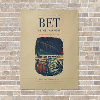 Thumbnail for Bethel Airport BET - Canvas No Frame - Beige