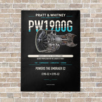 Thumbnail for PW1900G vertical canvas print - no frame - black background