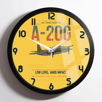 Thumbnail for A-20G Havoc design on yellow framed wall clock