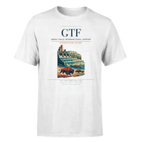 Thumbnail for Great Falls International Airport (GTF) T-Shirt single-side front print in White | great-falls-international-airport-gtf-double-side-t-shirt