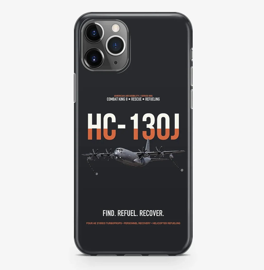 HC-130J COMBAT KING II design on black magsafe iphone case, for iPhone Pro Max