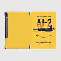 Thumbnail for AJ-2 Savage Tanker design on yellow samsung tablet tablet case