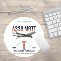 Thumbnail for Airbus A330 MRTT design on white round mouse pad
