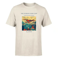 Thumbnail for VINTAGE G4361 - The Harbor Ferry Hop - Premium T-Shirt design on beige premium t shirt