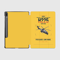 Thumbnail for Airbus H225 design on yellow samsung tablet tablet case