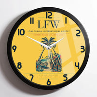 Thumbnail for Lome-Tokoin International Airport (LFW) design on yellow framed wall clock