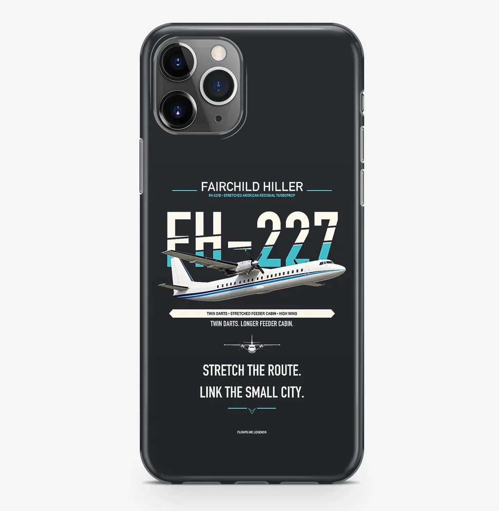 Fairchild Hiller FH-227B Case ProMax design on black iphone case promax