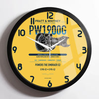 Thumbnail for PW1900G design on yellow framed wall clock