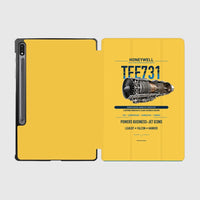 Thumbnail for TFE731 design on yellow samsung tablet tablet case