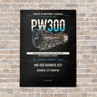 Thumbnail for PW300 vertical canvas print - no frame - black background