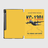 Thumbnail for KC-130J SUPER HERCULES design on yellow samsung tablet tablet case