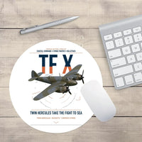Thumbnail for Bristol Beaufighter TF X design on white round mouse pad