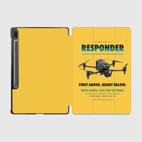 Thumbnail for BRINC Responder design on yellow samsung tablet tablet case
