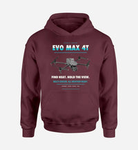 Thumbnail for Autel EVO Max 4T design on dark red hoodie single side